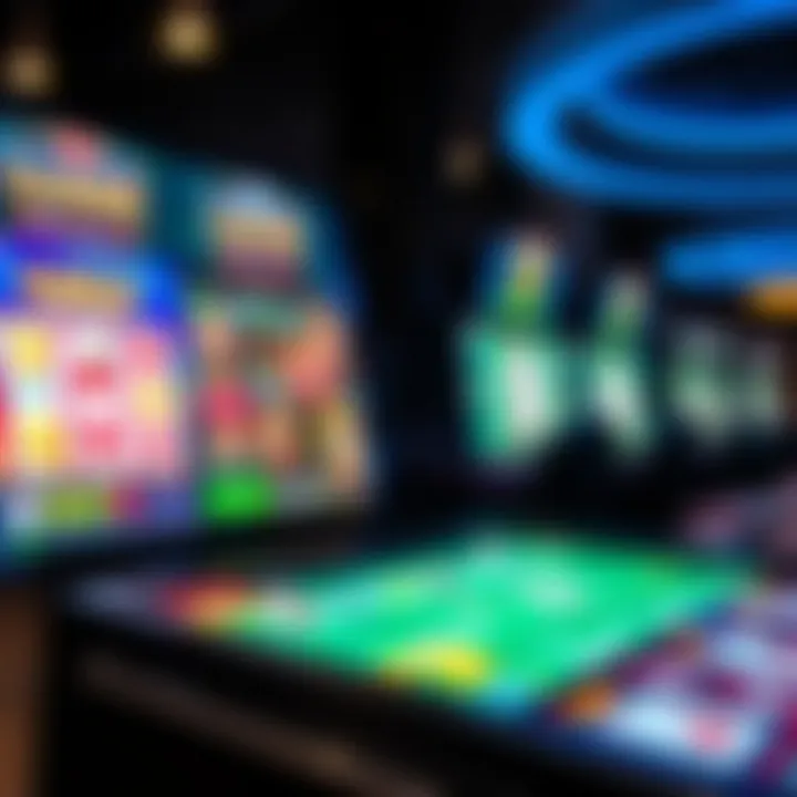 Exploring Online Casino Game Interfaces Digital interface of online casino games featuring various slots