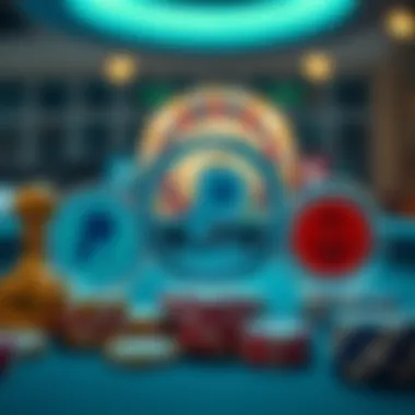 Understanding the Regulatory Environment of Online Gambling Regulatory symbols depicting the legal aspects of online gambling