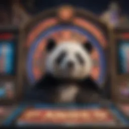 A vibrant visual of the Panda Casino Slot Game interface showcasing unique symbols and graphics