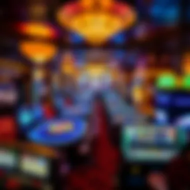 Overview of the vibrant casino floor bustling with excitement and energy