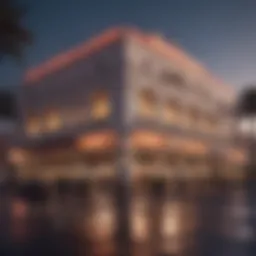 Exterior view of the iconic Tangiers Casino