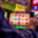 Vibrant mobile slot game interface