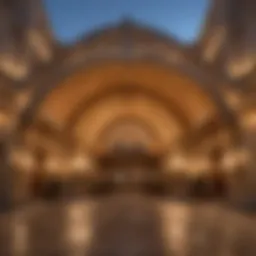 The grand entrance of The Sands Casino Bethlehem showcasing its architectural design