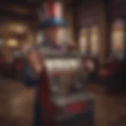 Historical representation of the Uncle Sam Slot Machine