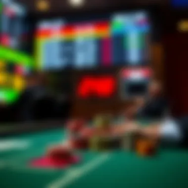 Visual showing the concept of risk management in betting