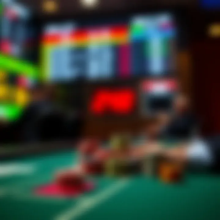 Visual showing the concept of risk management in betting