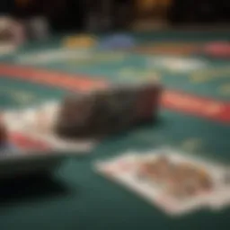 Visual representation of blackjack payout calculations