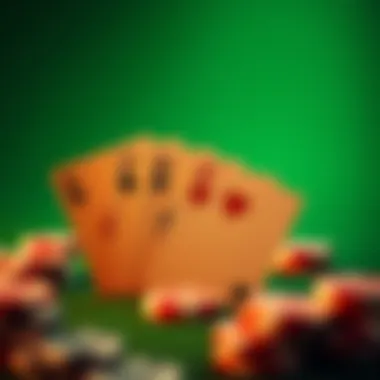 Illustration of a straight flush in poker