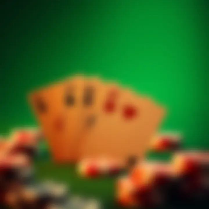 Illustration of a straight flush in poker