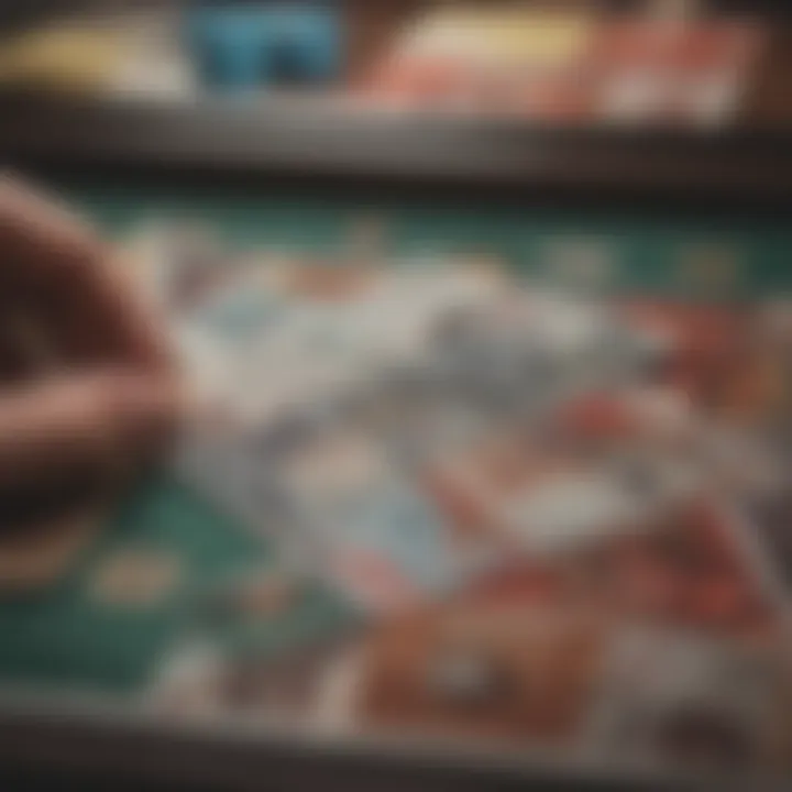 A graphic illustrating state regulations on lottery purchases