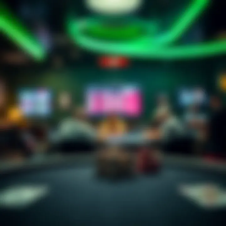 A serene environment promoting responsible gambling