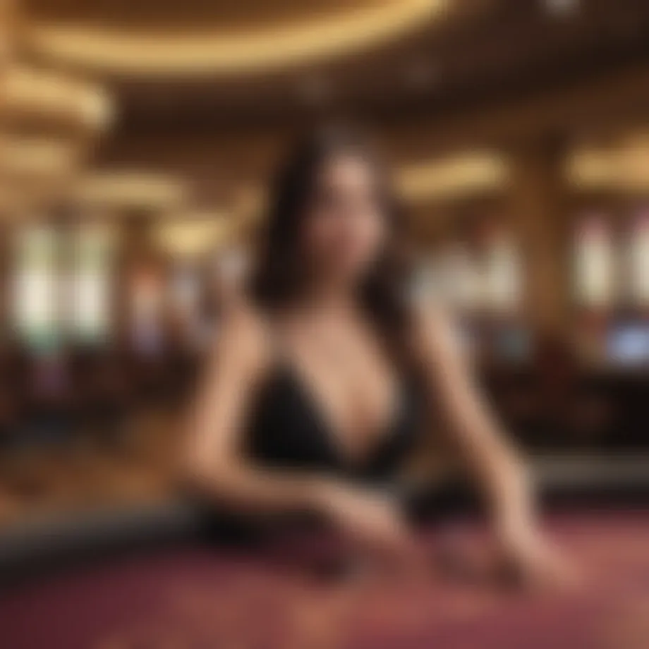 Virtual casino experience on a digital platform