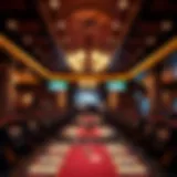 Interior ambiance of Windcreek Poker Room