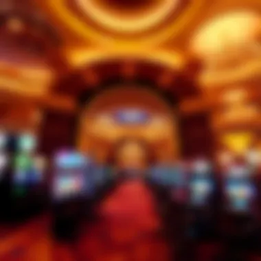 Interior of Winstar Casino