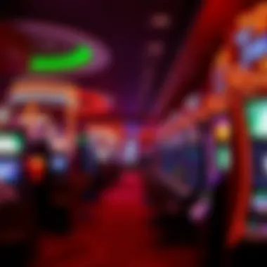 Vibrant Atmosphere on the Gaming Floor Inside view of the bustling gaming floor at Woodbine Casino