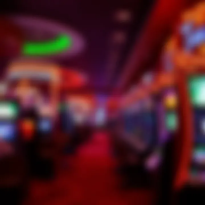 Vibrant Atmosphere on the Gaming Floor Inside view of the bustling gaming floor at Woodbine Casino